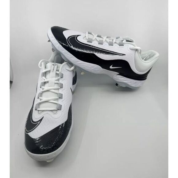 Nike Alpha Huarache Elite 4 Low Metal Baseball Cleats FD2745-101 Mens Size 11 - Picture 1 of 6